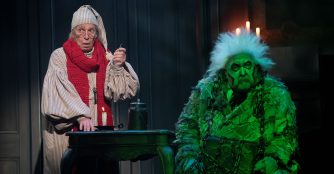 Scrooge. Image Provided by Omaha Community Playhouse