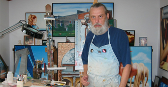 Artist Duane Adams, Local Artist, member od Artist Cooperative Gallery. Image provided by Duane Adams