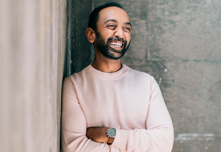 Guest Conductor, Sameer Patel. Image provided by the Omaha Symphony