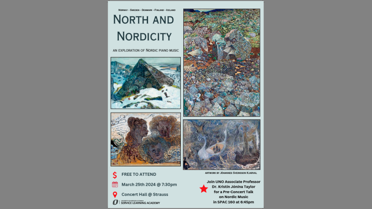 North and Nordicity. Student Recital. Image provided by the Keyboard Area.