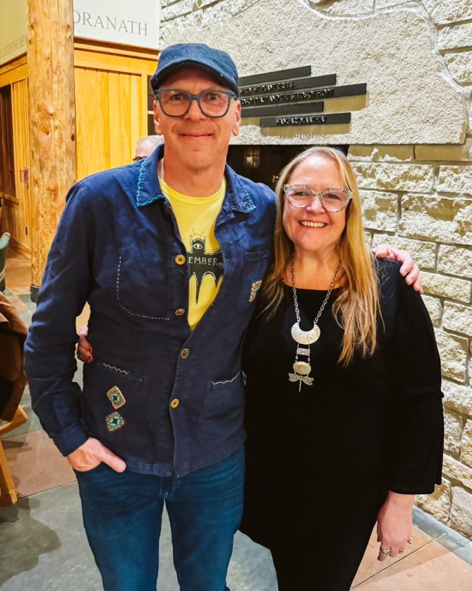 Jeff Koterba and Charlene Donaghy smiling