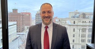 Matthew Kalcevich, Parks & Recreation Director, poses for a professional photo.