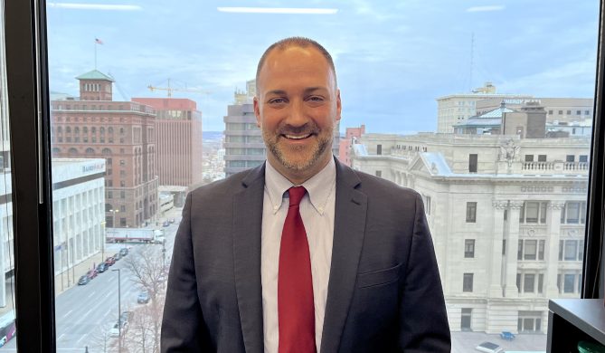 Matthew Kalcevich, Parks & Recreation Director, poses for a professional photo.