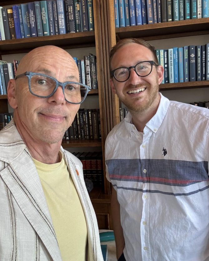 Jeff and Kyle smiling