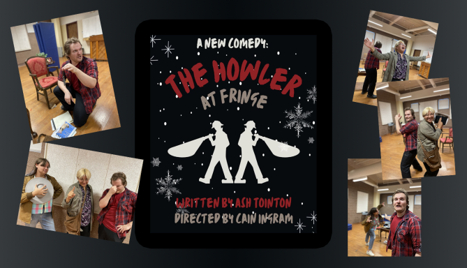 The Howler graphic and 5 photos of the cast of the Howler