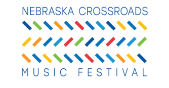The logo of the Nebraska Crossroads Music Festival.