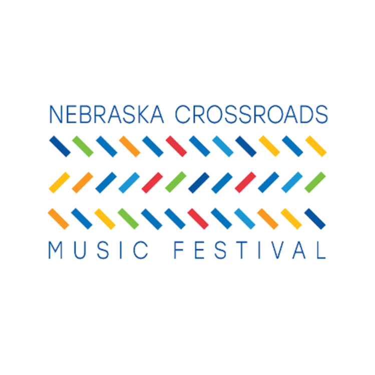 The logo of the Nebraska Crossroads Music Festival.