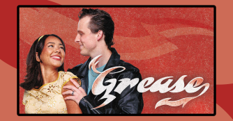 Photo of Danny and Sandy from the Omaha Community Playhouse's Production of Grease