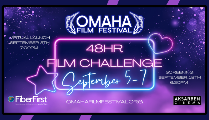Graphic for Omaha Film Festival's 48 Hour Film Challenge