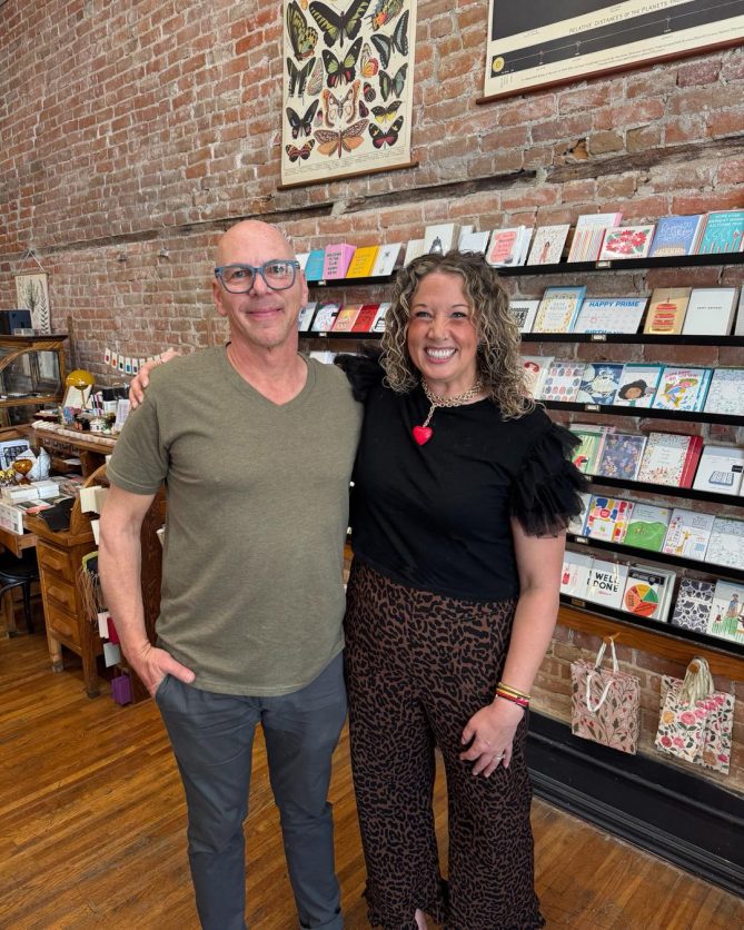 Jeff with Abbi Eccleston at Postscript