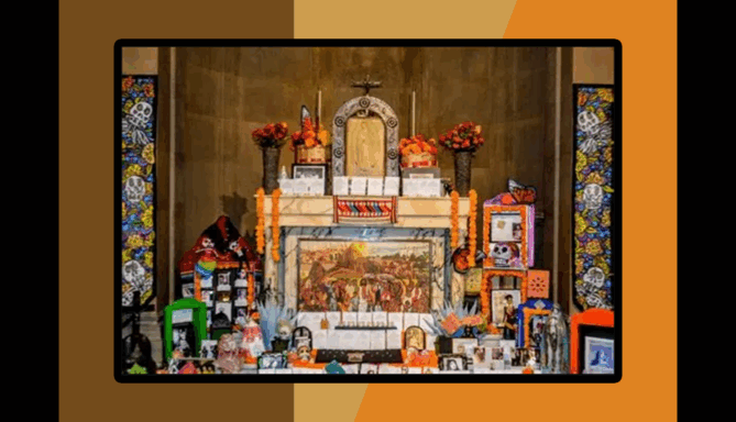 Día de los Muertos Altar photo