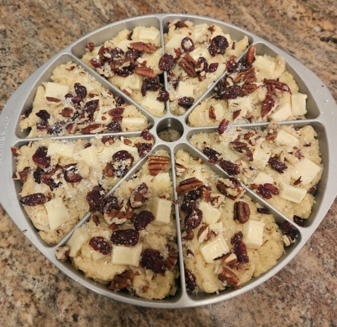 Scones ready to bake