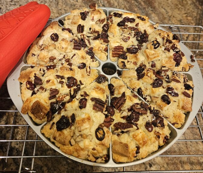 Scones fresh from the oven