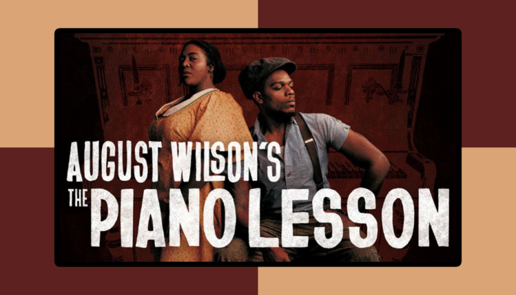 Berniece, played by Faushia Raquel Weeden, stands on the left facing Boy Willie, played by Brandon Williams, on the right in a scene from an Omaha Community Playhouse production.