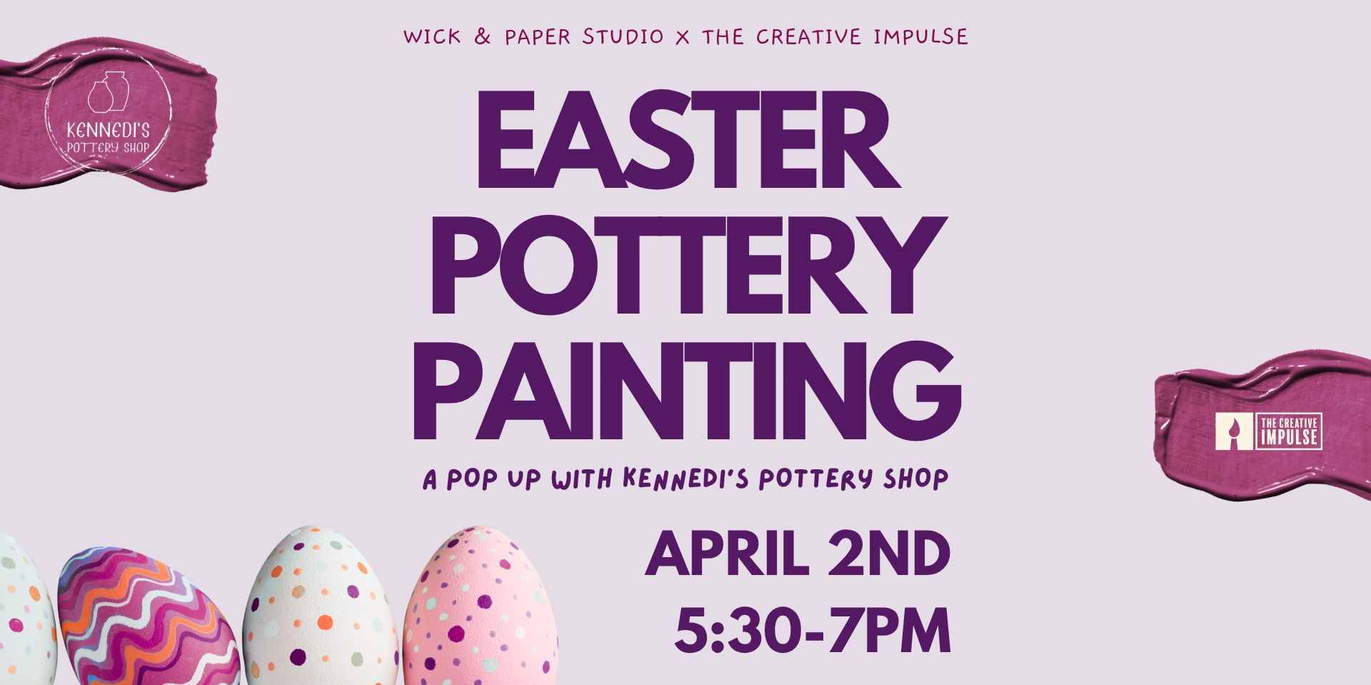 Easter Pottery Paint Workshop