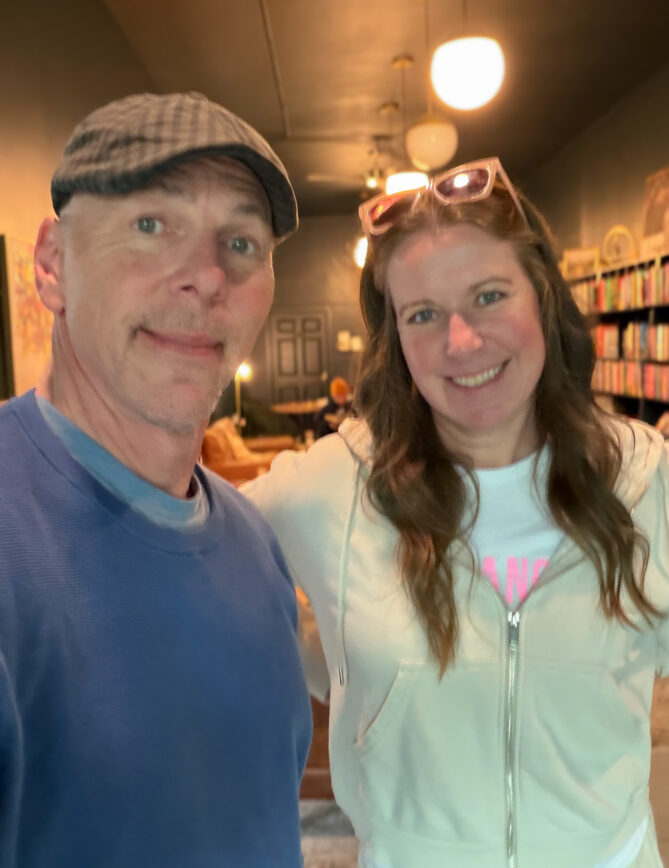 Jeff with Lisa Muller who was an architect in Chicago.