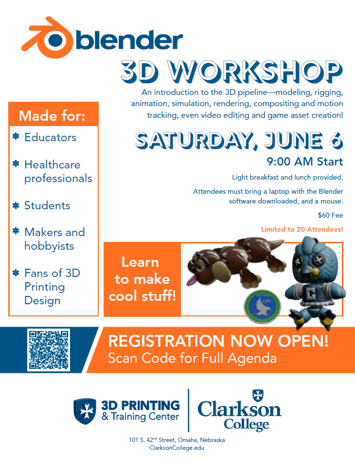 Clarkson College Blender Workshop