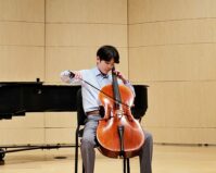 Picture of Jayden Park playing The Cello