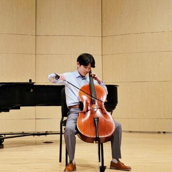 Picture of Jayden Park playing The Cello