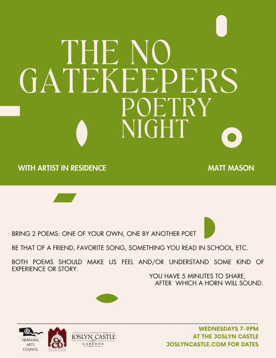 The No Gatekeepers Poetry Night Promotional Poster