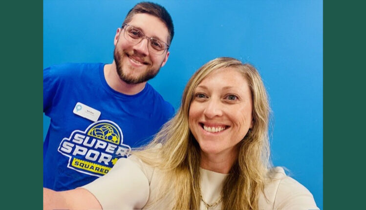 Erin Foley, Interim CEO & CFO, and Ben Ross, Director of Education and Guest Experience, standing together in a professional setting, facing the camera with neutral, approachable expressions.