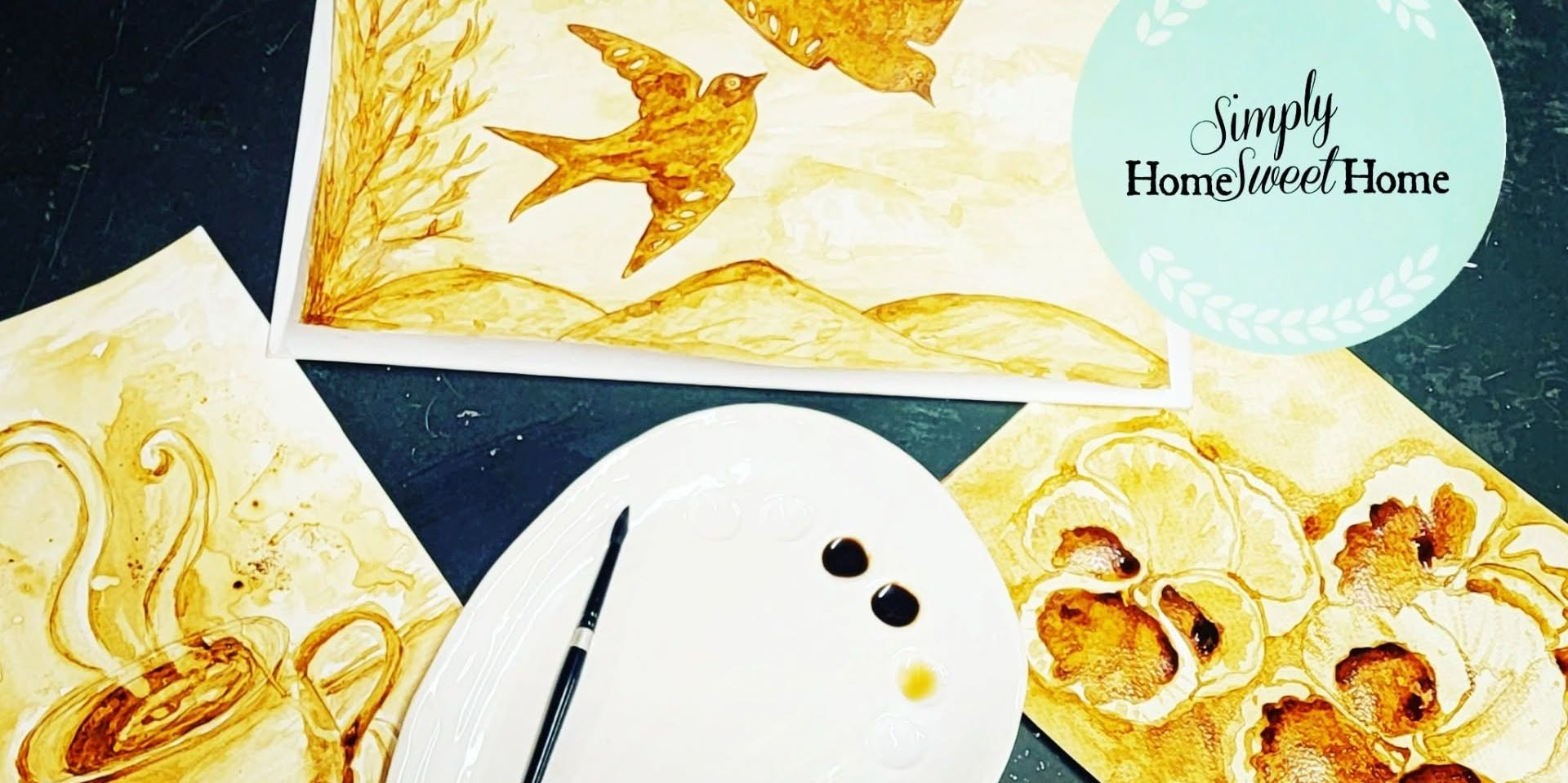 Artwork for Coffee Painting Class