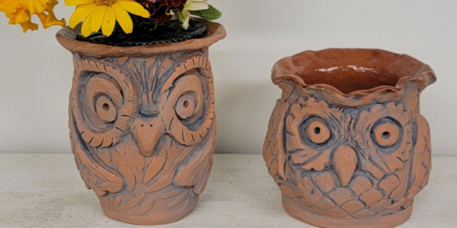 Pottery made out of clay
