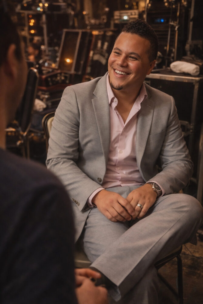 Dr. José Valentino Ruiz posing for a photo with a smile.